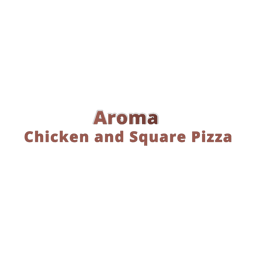 Aroma Chicken & Square Pizza logo.